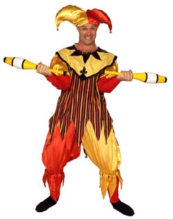 Red and Yellow Jester